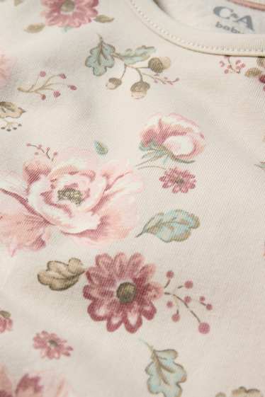 Baby: meisjes - Roos - babysweatshirt - lichtroze