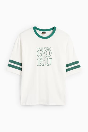 Herren - T-Shirt - Oversized - Dragon Ball Z - weiss