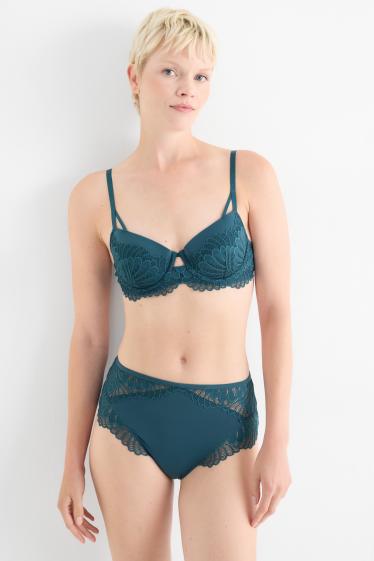 Damen - Slip - dunkelgrün