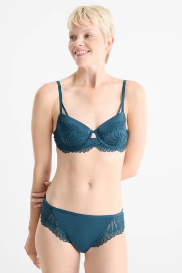 Damen - Slip - dunkelgrün