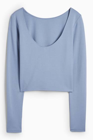 Dames - T-shirt - blauw