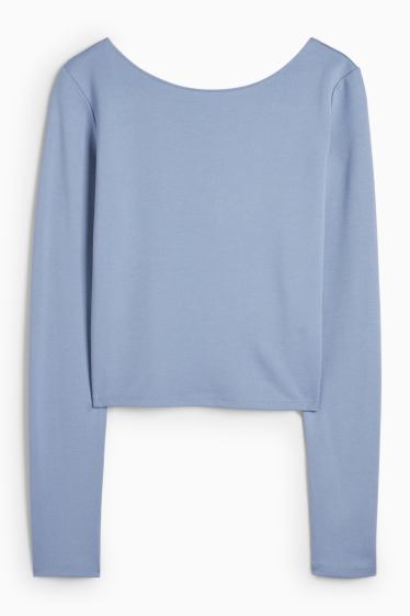 Dames - T-shirt - blauw