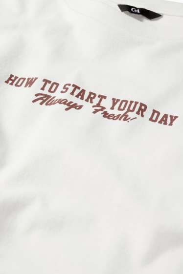 Heren - T-shirt - wit
