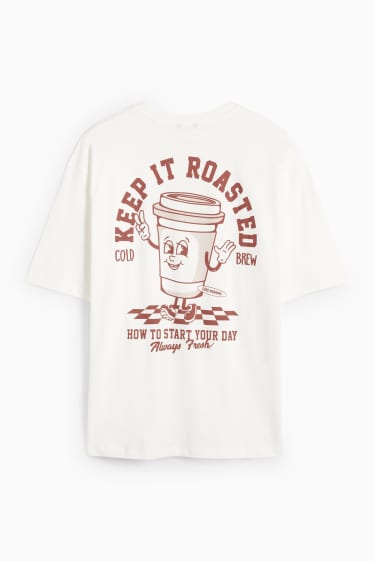 Heren - T-shirt - wit