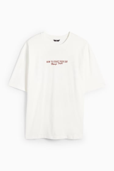 Heren - T-shirt - wit