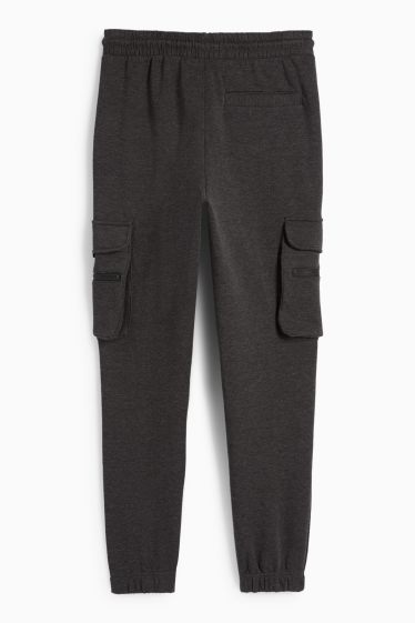 Hommes - Pantalon jogging - gris foncé