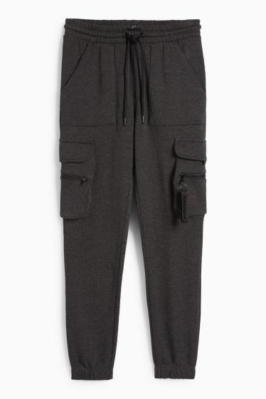 Hommes - Pantalon jogging - gris foncé