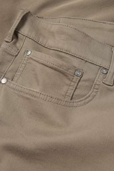 Men - Thermal trousers - regular fit - taupe
