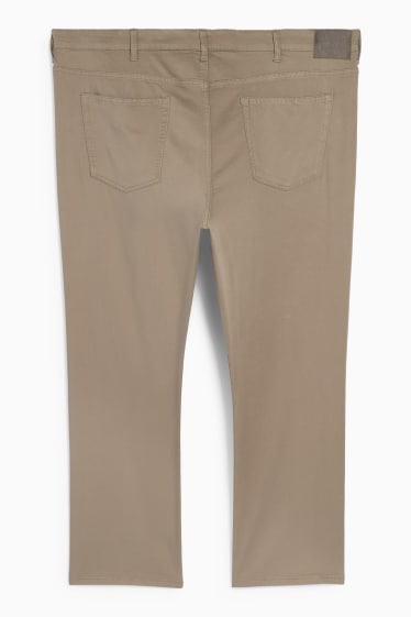 Men - Thermal trousers - regular fit - taupe