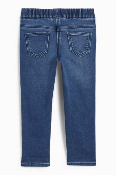 Copii - Fete - Hello Kitty - skinny jeans - jeans termoizolanți - denim-albastru
