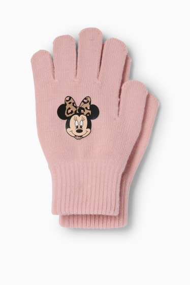 Kinderen: meisjes - Minnie Mouse - handschoenen - roze