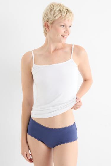 Damen - Multipack 4er - Hipster - blau