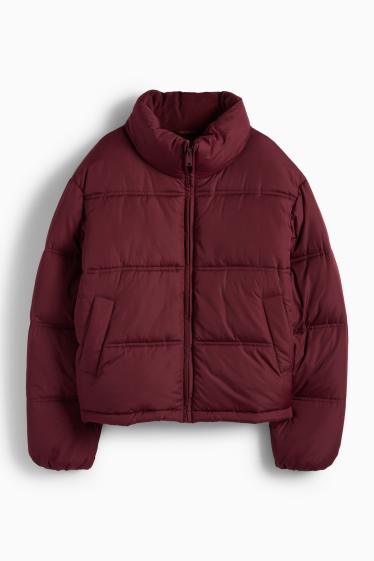 Damen - Steppjacke - bordeaux