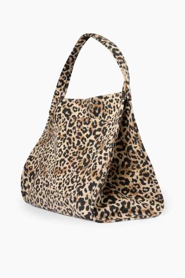 Dames - Tas - zwart / beige