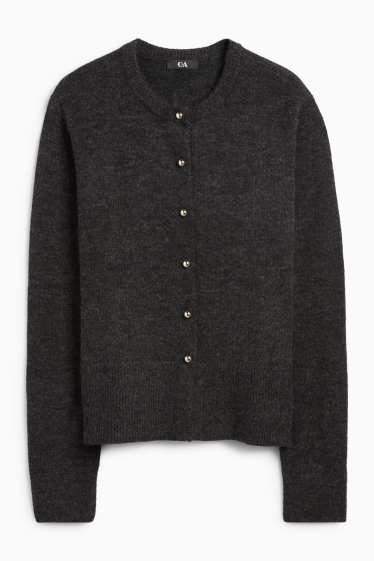 Women - Cardigan - dark gray