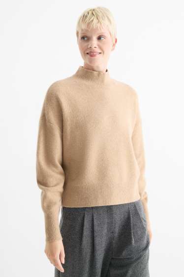 Femmes - Pull - beige clair