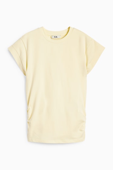 Femmes - T-shirt - jaune clair