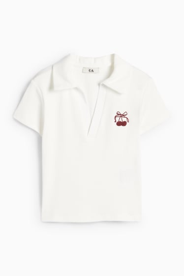 Femmes - Polo - blanc