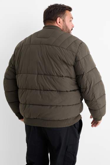 Men - Quilted jacket - dark green
