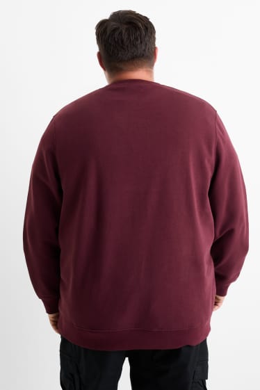 Men - Sweatshirt - bordeaux