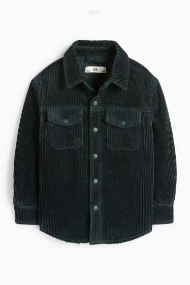 Nen - Sobrecamisa de pana - verd fosc