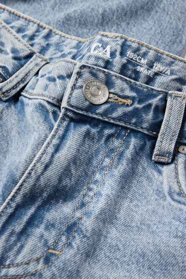 Kinder Mädchen - Skater Jeans - helljeansblau