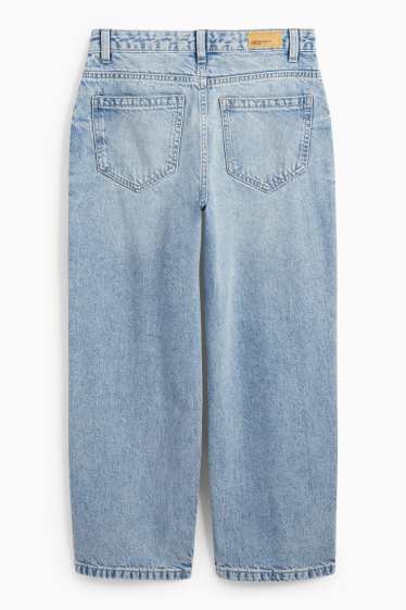 Kinder Mädchen - Skater Jeans - helljeansblau