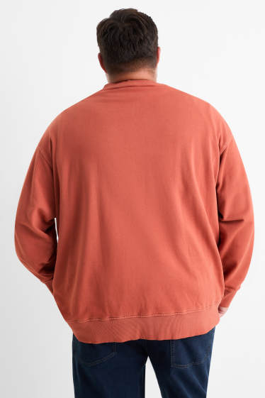 Herren - Sweatshirt - dunkelorange