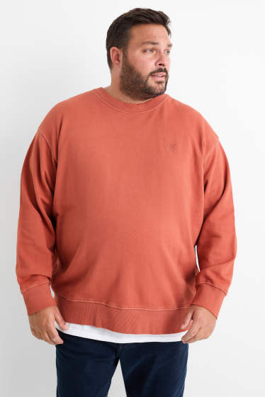 Herren - Sweatshirt - dunkelorange
