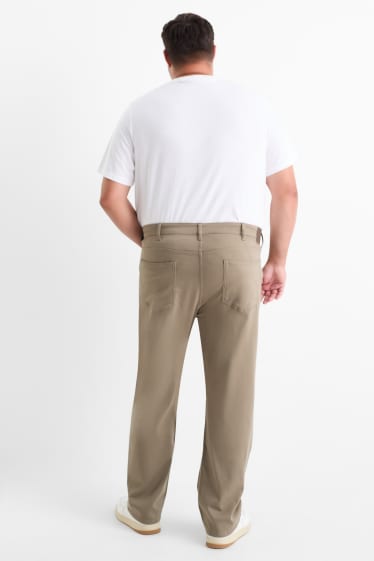 Men - Thermal trousers - regular fit - taupe