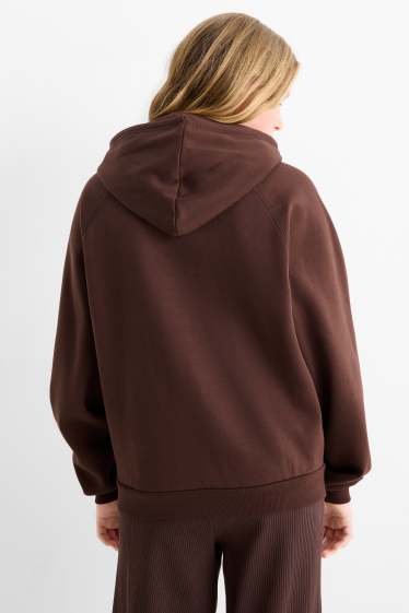 Kinder Mädchen - Hoodie - dunkelbraun