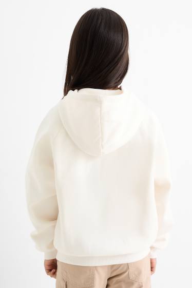 Kinder Mädchen - Hoodie - cremeweiß