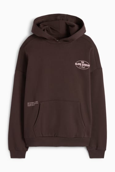 Femmes - Sweat à capuche - marron foncé