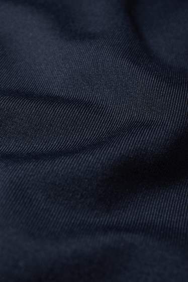 Dámské - Termo tričko s dlouhým rukávem basic - regular fit - tmavomodrá