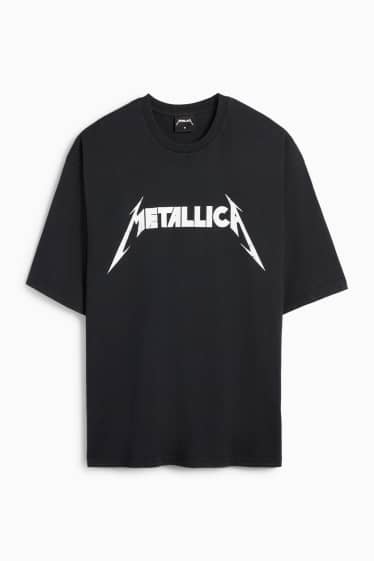 Hommes - T-shirt - Oversize - Metallica - noir