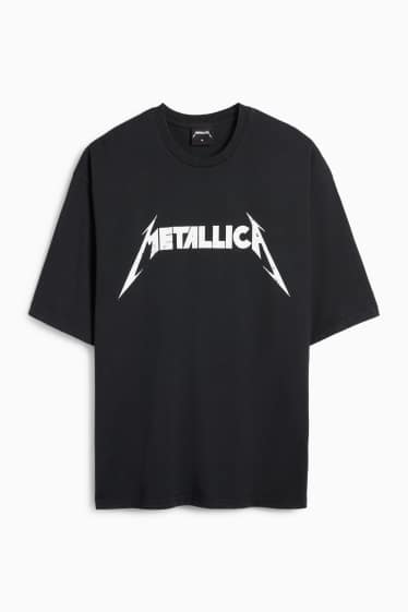 Hommes - T-shirt - Oversize - Metallica - noir