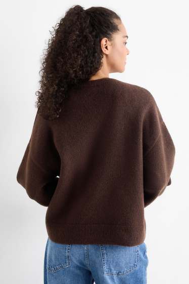 Women - Jumper - dark brown