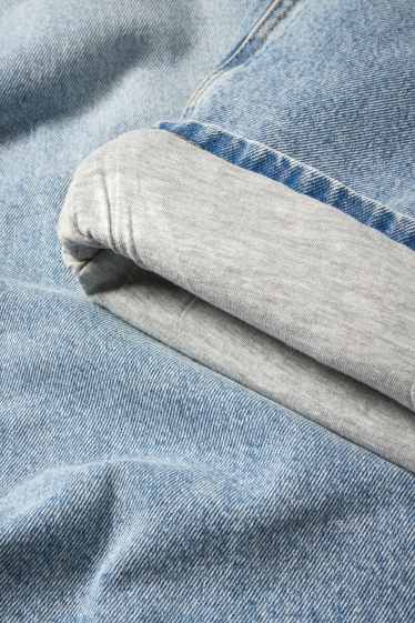 Kinderen: jongens - Baggy jeans - thermojeans - jeanslichtblauw