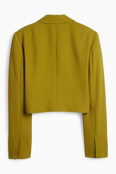 Damen - Crop Blazer - Regular Fit - grün