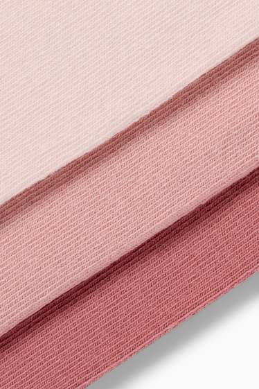 Kinderen: meisjes - Set van 3 - maillot - donker rose