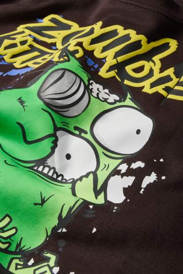 Kinderen: jongens - Exploding Kittens - sweatshirt - zwart