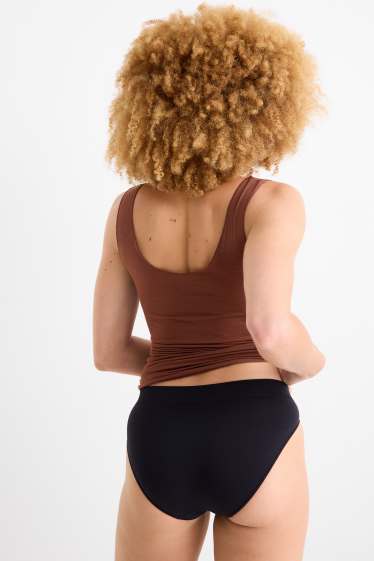 Damen - Hemdchen mit Kaschmir-Anteil - braun