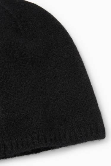 Donna - Berretto di cashmere - nero