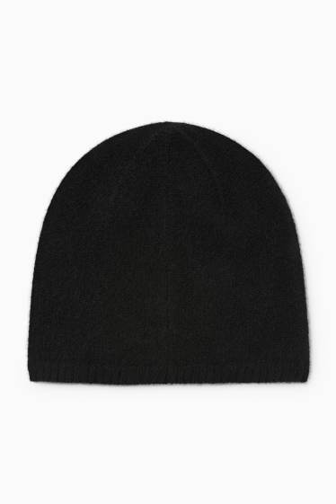 Donna - Berretto di cashmere - nero