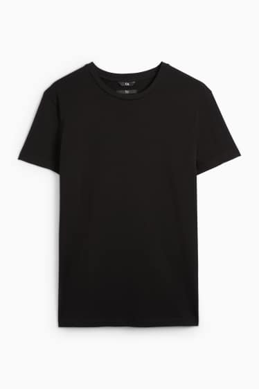 Pánské - Tričko - slim fit - Flex - černá