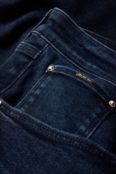 Dames - Skinny jeans - mid waist - shaping jeans - LYCRA® - jeansdonkerblauw
