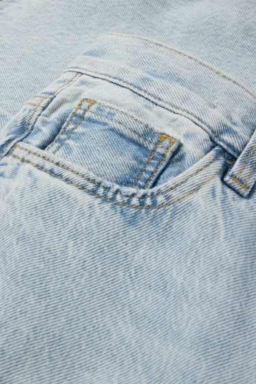 Children Boys - Loose fit jeans - extra-wide waistband - denim-light blue