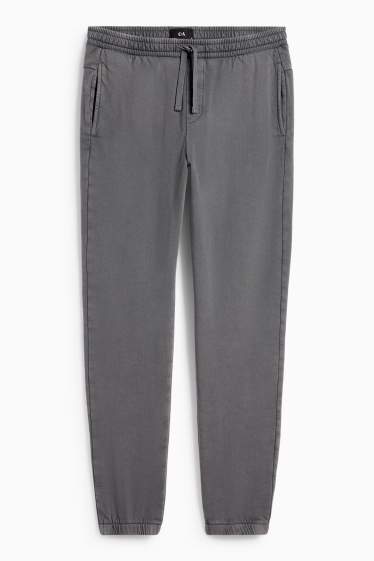 Heren - Joggingbroek - donkergrijs