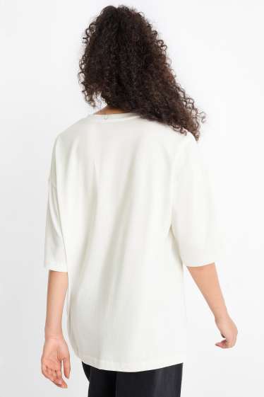Mujer - Camiseta - extragrande - blanco