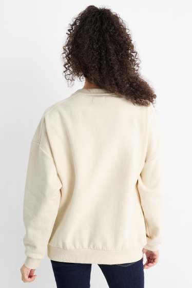 Damen - Sweatshirt - cremeweiß